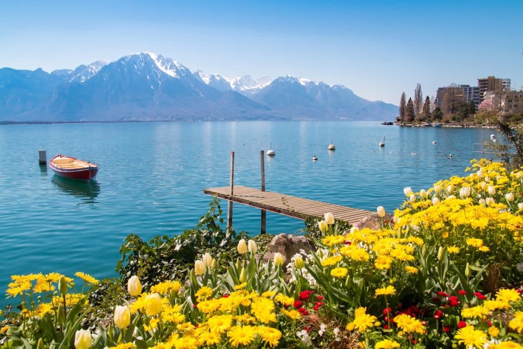 Montreux Riviera on Lake Geneva
